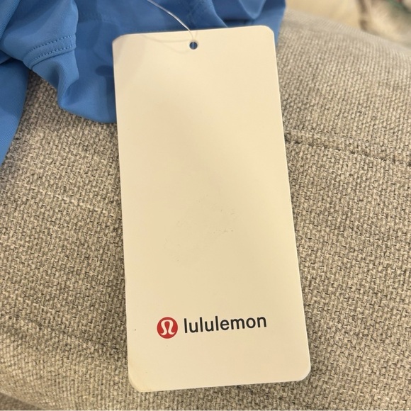 NWT Lululemon Pace Crush Cross Back Graphic Tee In Pool Party Size XXXS (0) - Picture 6 of 7